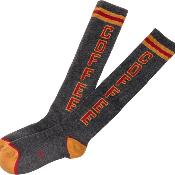 COFFEE KNEE SOCKS - Picture 1 of 5